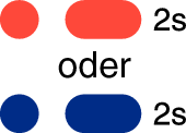 Icon tap 1p2s R or L